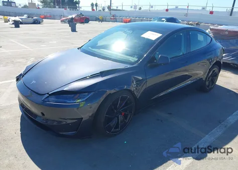 2024 Tesla Model 3 Performance All-Wheel Drive from USA, damaged, VIN 5YJ3E1ETXRF787089